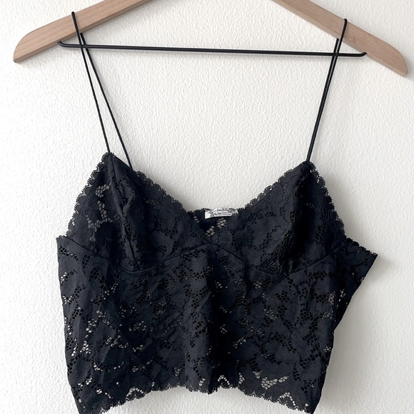 Free People Lace Crop Bralette - Picture 1 of 7